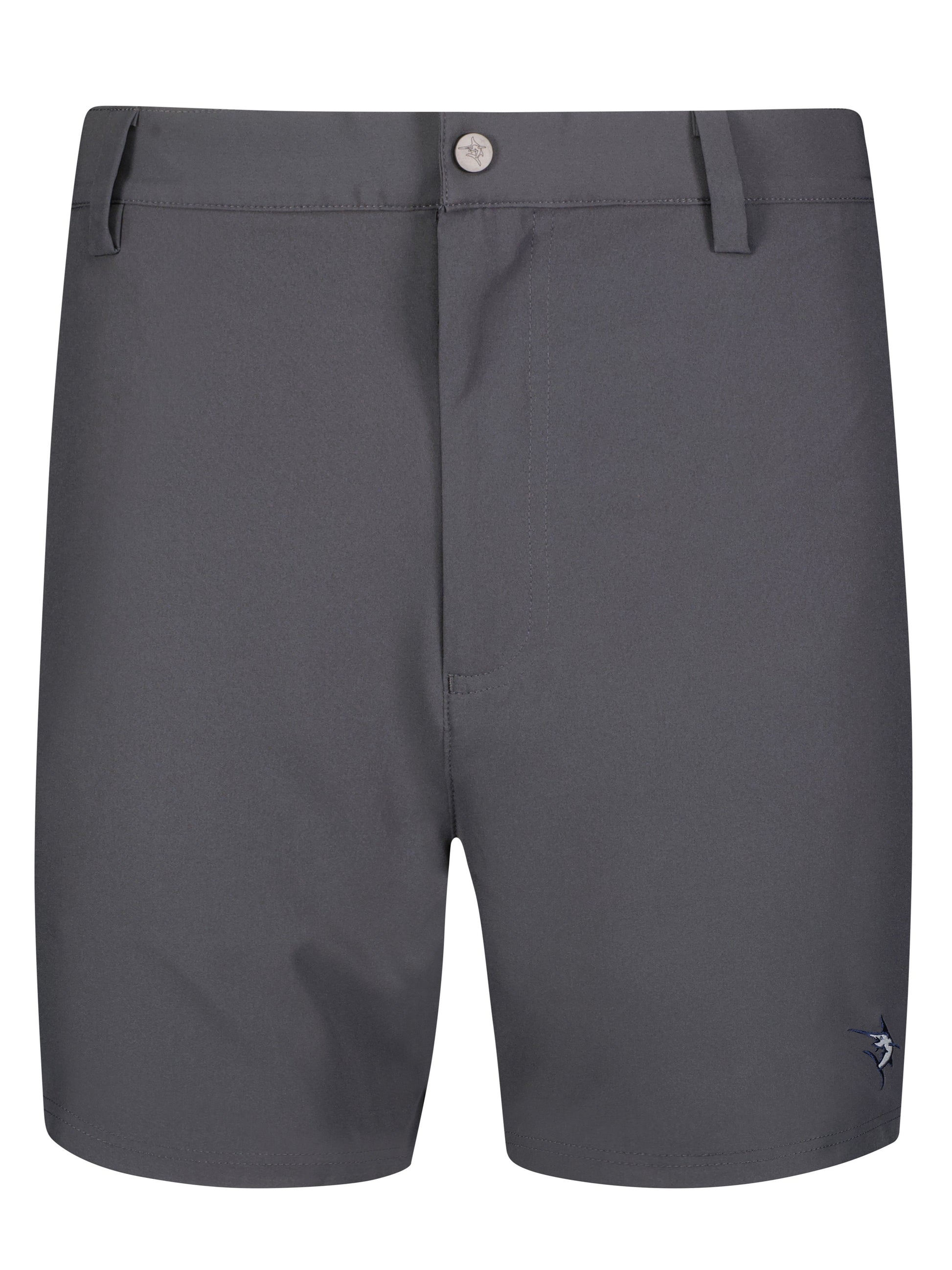 Charcoal White Water Life Freeport Short shorts with a relaxed fit and effortless style, ideal for outdoor activities and casual wear.
