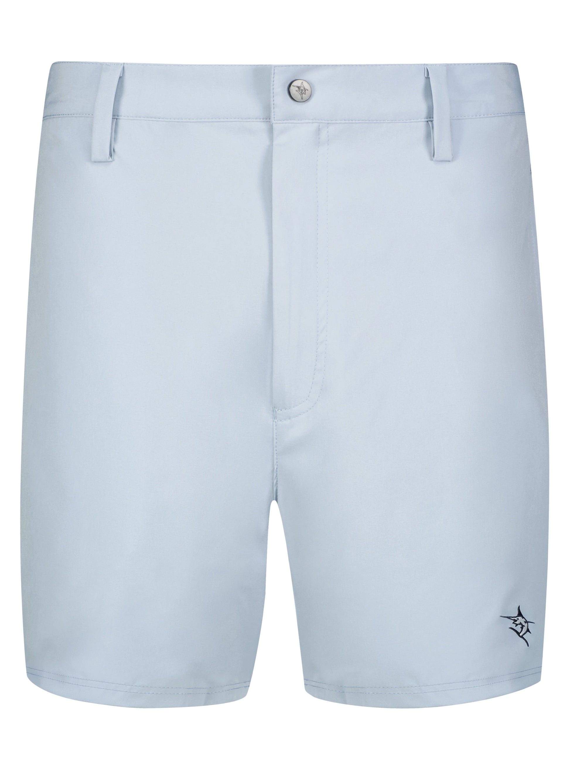 Gray White Water Life Freeport Short shorts with a relaxed fit and casual style, ideal for warm weather and outdoor activities.