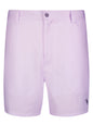 Lavender seersucker Freeport shorts by White Water Life, lightweight and casual for effortless summer style.