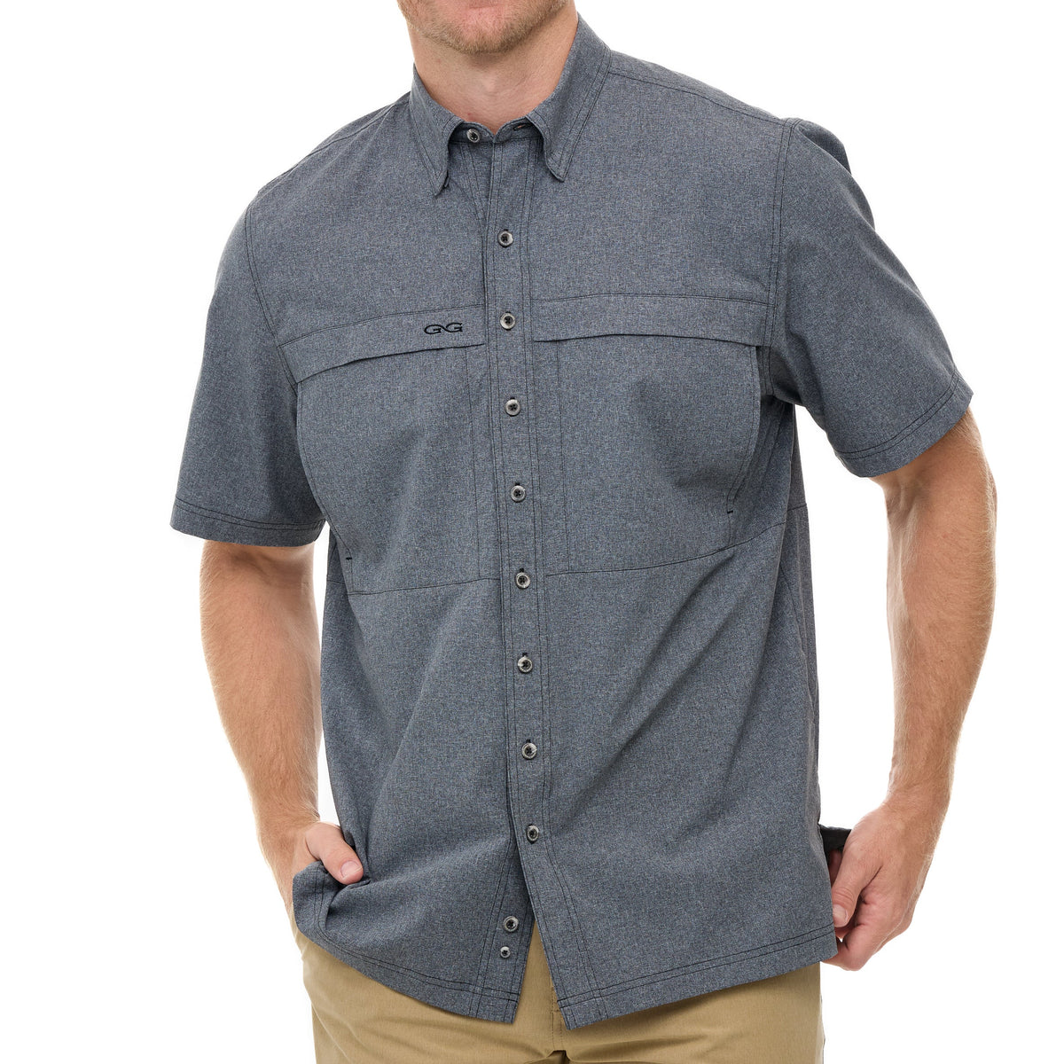GameGuard Caviar MicroTek shirt, men's athletic top with moisture-wicking fabric, featuring a sleek design and comfortable fit.