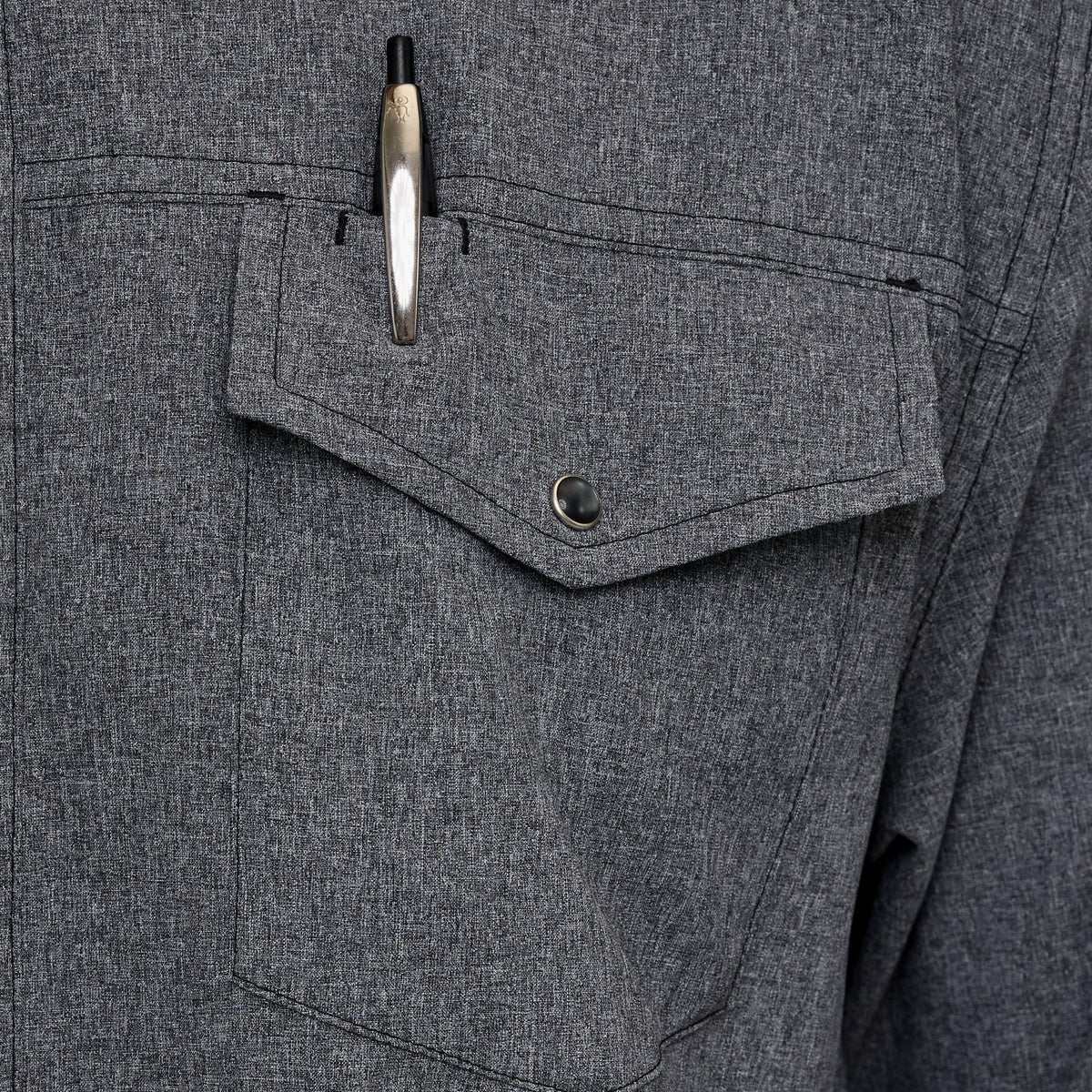 Long sleeve Caviar Pearl Snap Shirt by GameGuard featuring pearl snap buttons and a classic western style.