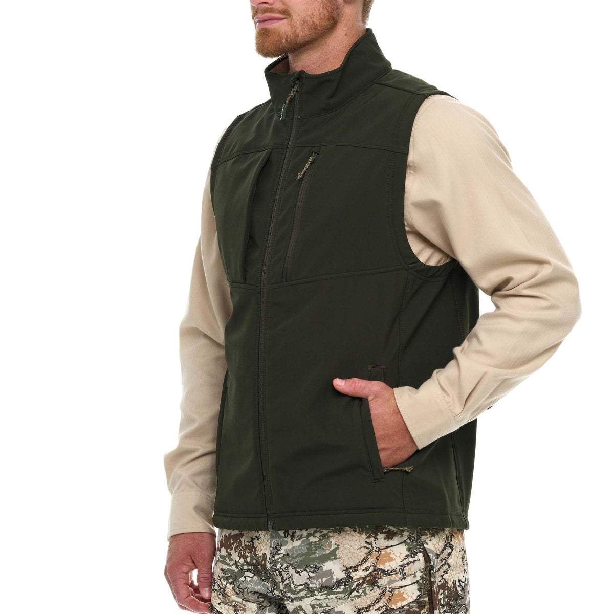 GameGuard Juniper Guía Grande™ vest shown with durable fabric and adjustable straps, designed for outdoor activities.