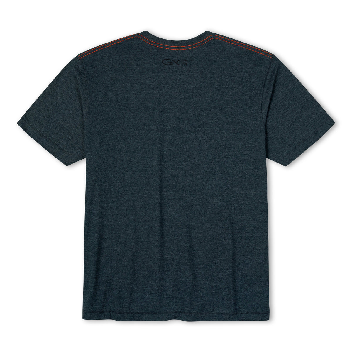 Charcoal graphic T-shirt by GameGuard featuring a bold, modern design on soft cotton fabric.