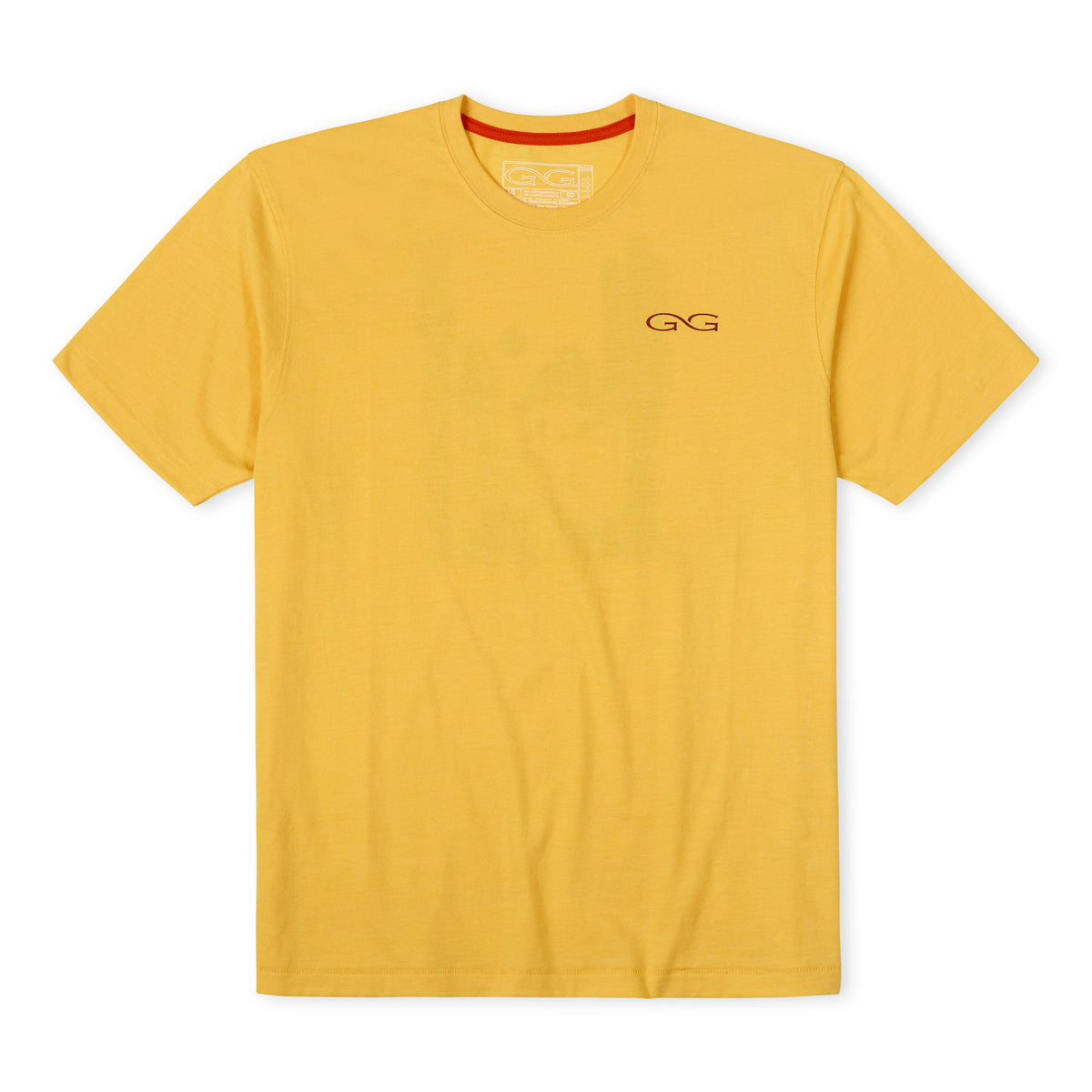 GameGuard SunDial graphic T-shirt in black with a colorful sun dial design on the front, casual and stylish men's T-shirt.
