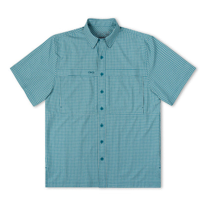 Mahi TekCheck Shirt by GameGuard, men's casual shirt with TekCheck pattern, featuring a button-up front and collar.