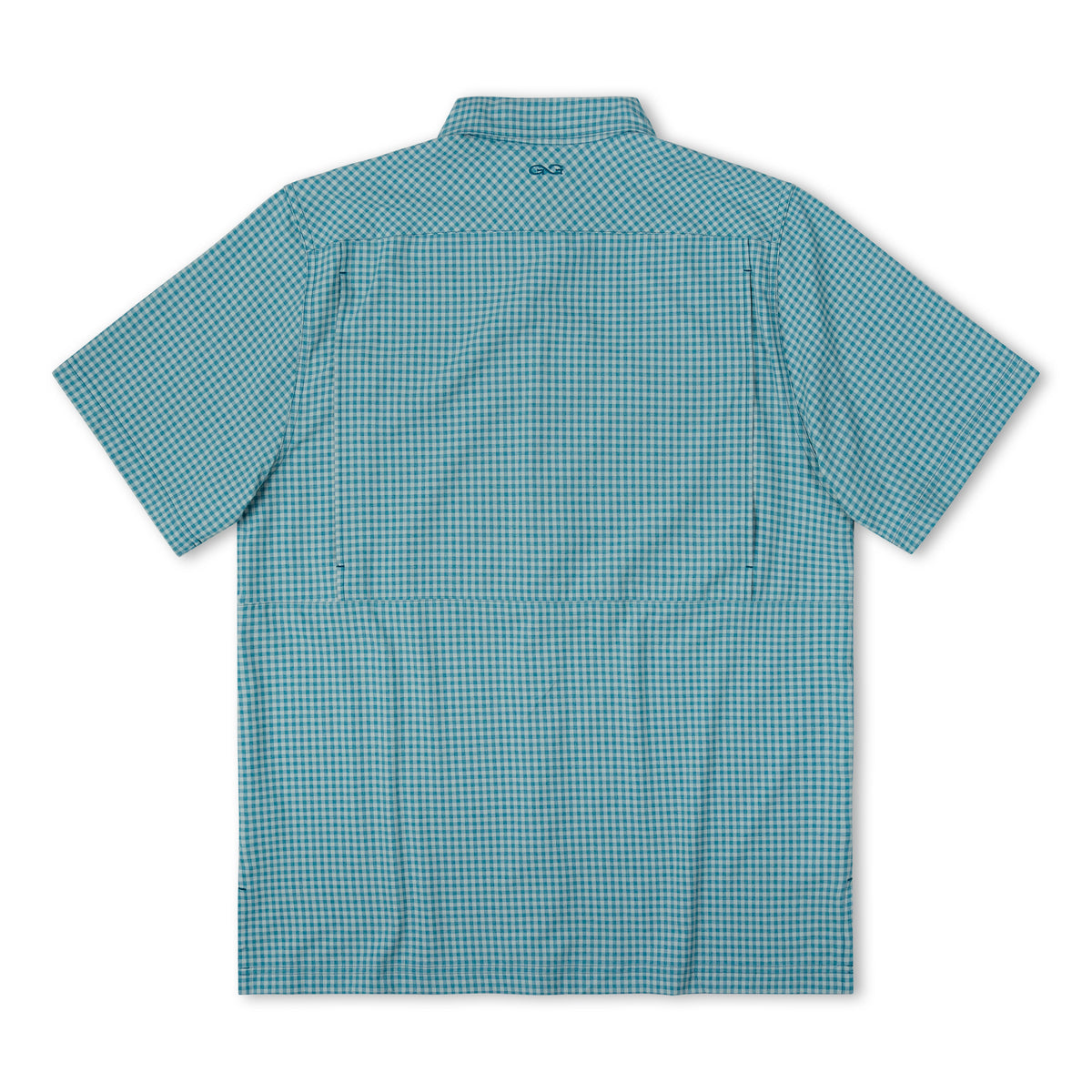 GameGuard Mahi TekCheck shirt in blue and white with a button-up design, showcasing a stylish and comfortable casual shirt.