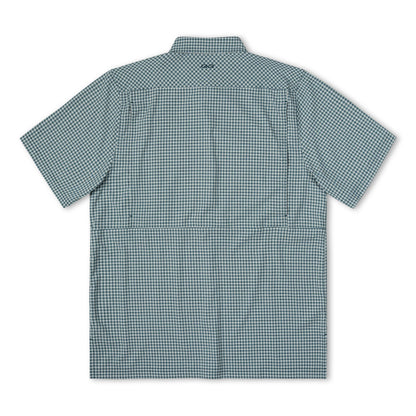 Oceanic TekCheck Shirt by GameGuard, showcasing a stylish TekCheck pattern in oceanic colors with a casual fit.