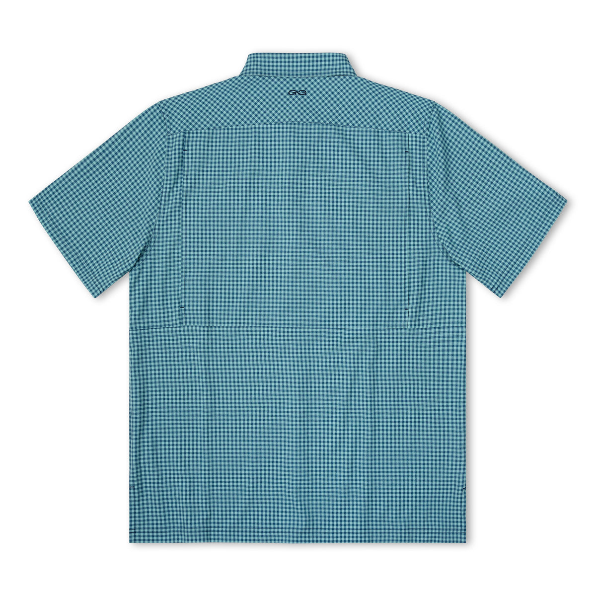 Sea Glass TekCheck Shirt by GameGuard featuring a patterned TekCheck design in a casual, comfortable fit.