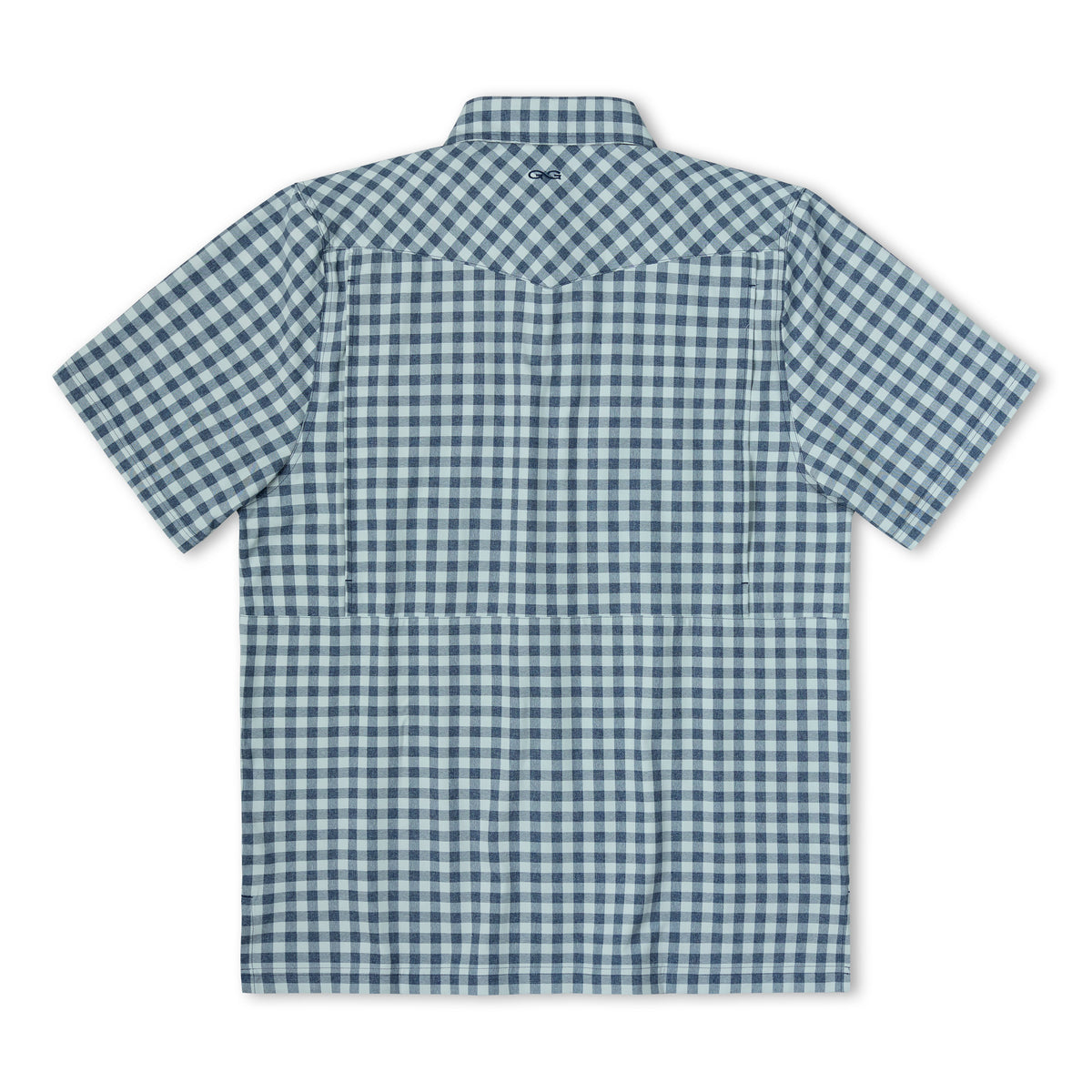 Deep Water Pearl Snap Shirt by GameGuard, men's pearl snap shirt with rugged denim fabric and pearl snap buttons.