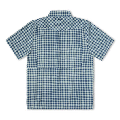 GameGuard Glacier Pearl Snap Shirt showing a classic Western style shirt with pearl snap buttons and a plaid pattern.