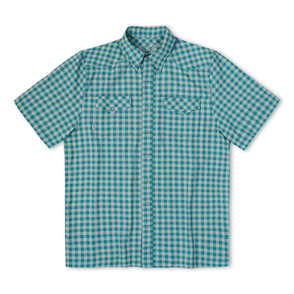 GameGuard Mahi Pearl Snap Shirt, men's western-style shirt with pearl snap buttons and a vibrant Mahi fish print.
