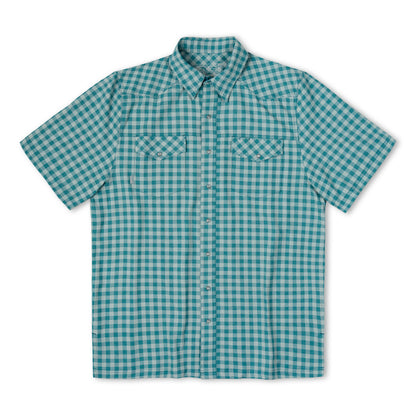 GameGuard Mahi Pearl Snap Shirt, men's western-style shirt with pearl snap buttons and a vibrant Mahi fish print.