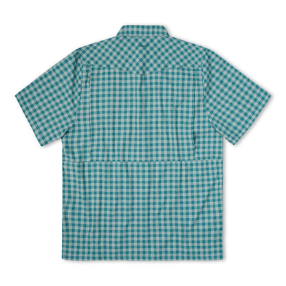 GameGuard Mahi Pearl Snap Shirt featuring a button-down front, classic collar, and patterned fabric for a stylish western look.