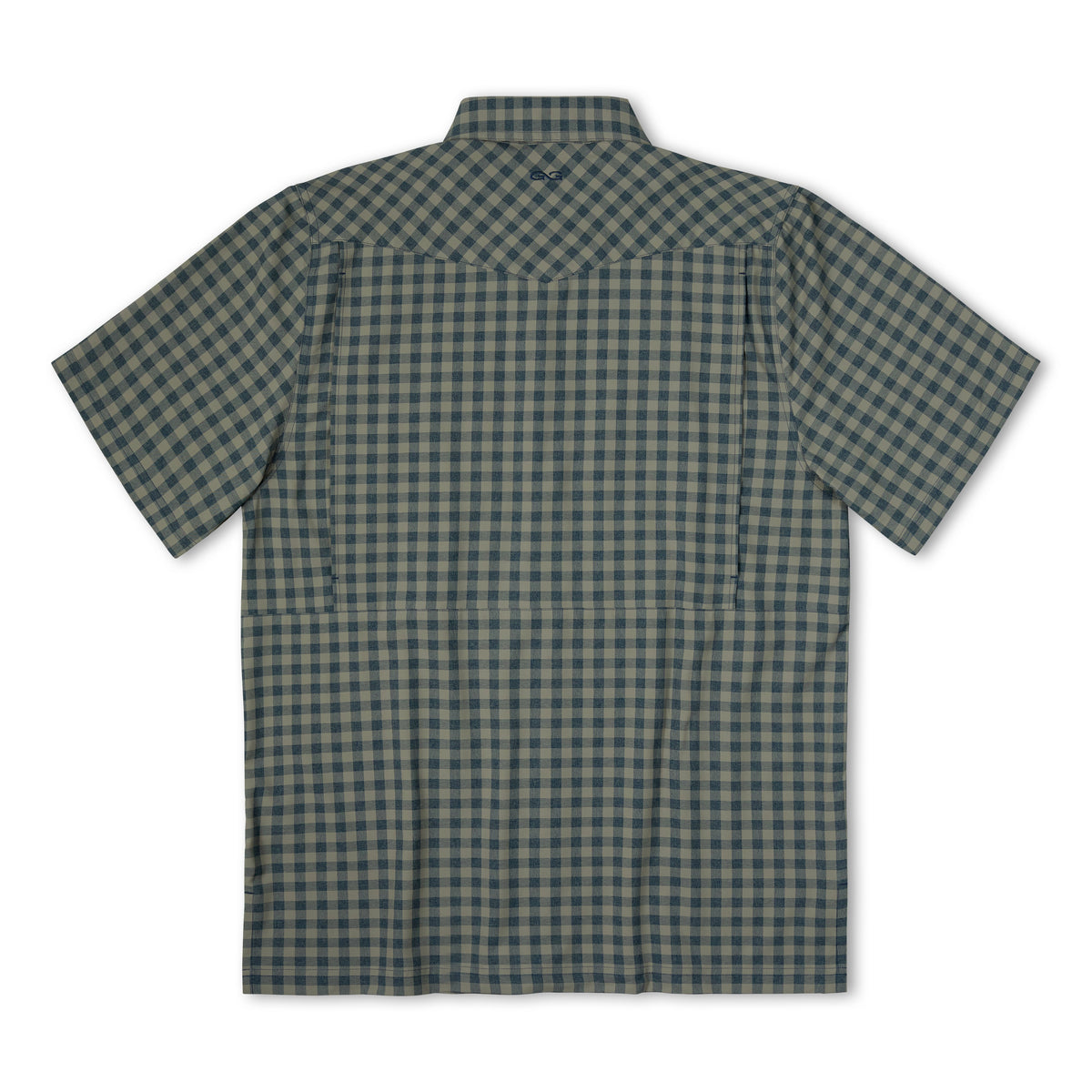 Mesquite pearl snap shirt by GameGuard, showing a classic western button-up with pearl snap closures and a patterned fabric.