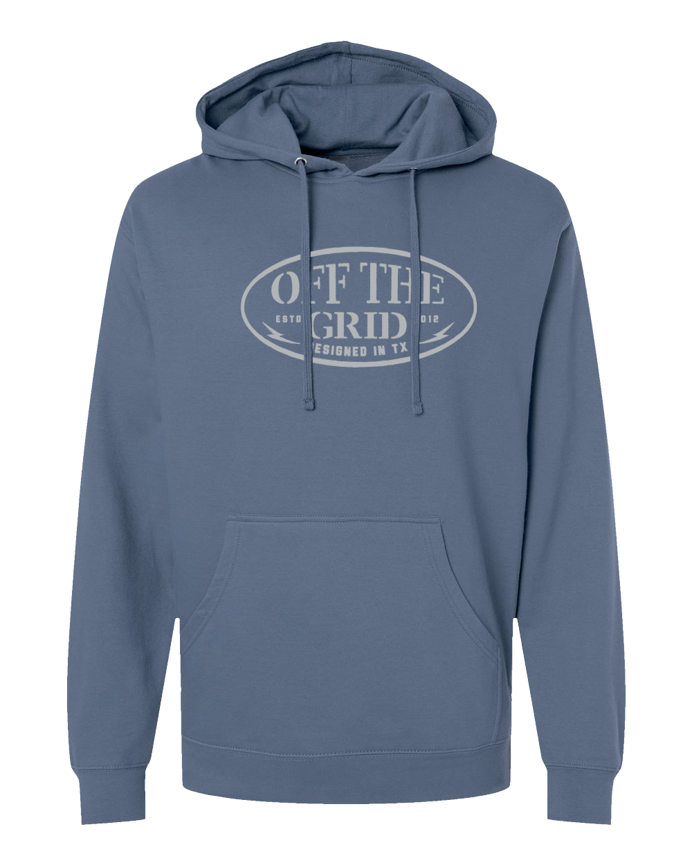 Fleece grunge hoodie from Off The Grid Surplus featuring a distressed, rugged design and a relaxed, casual fit.