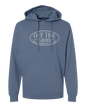 Fleece grunge hoodie from Off The Grid Surplus featuring a distressed, rugged design and a relaxed, casual fit.