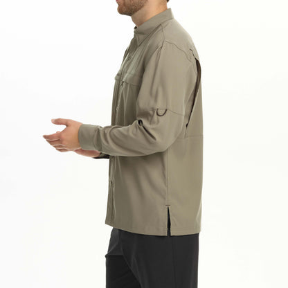 Long sleeve Mesquite Scout Shirt by GameGuard, featuring durable fabric and outdoor-ready design for active outdoor adventures.
