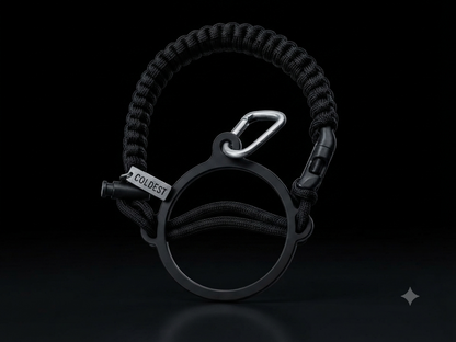 Coldest Paracord Handle accessory featuring durable paracord wrap with ergonomic grip, ideal for outdoor gear.