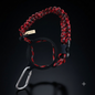 Coldest Paracord Handle accessory with durable black paracord and metal fittings, designed for comfortable grip and secure attachment.