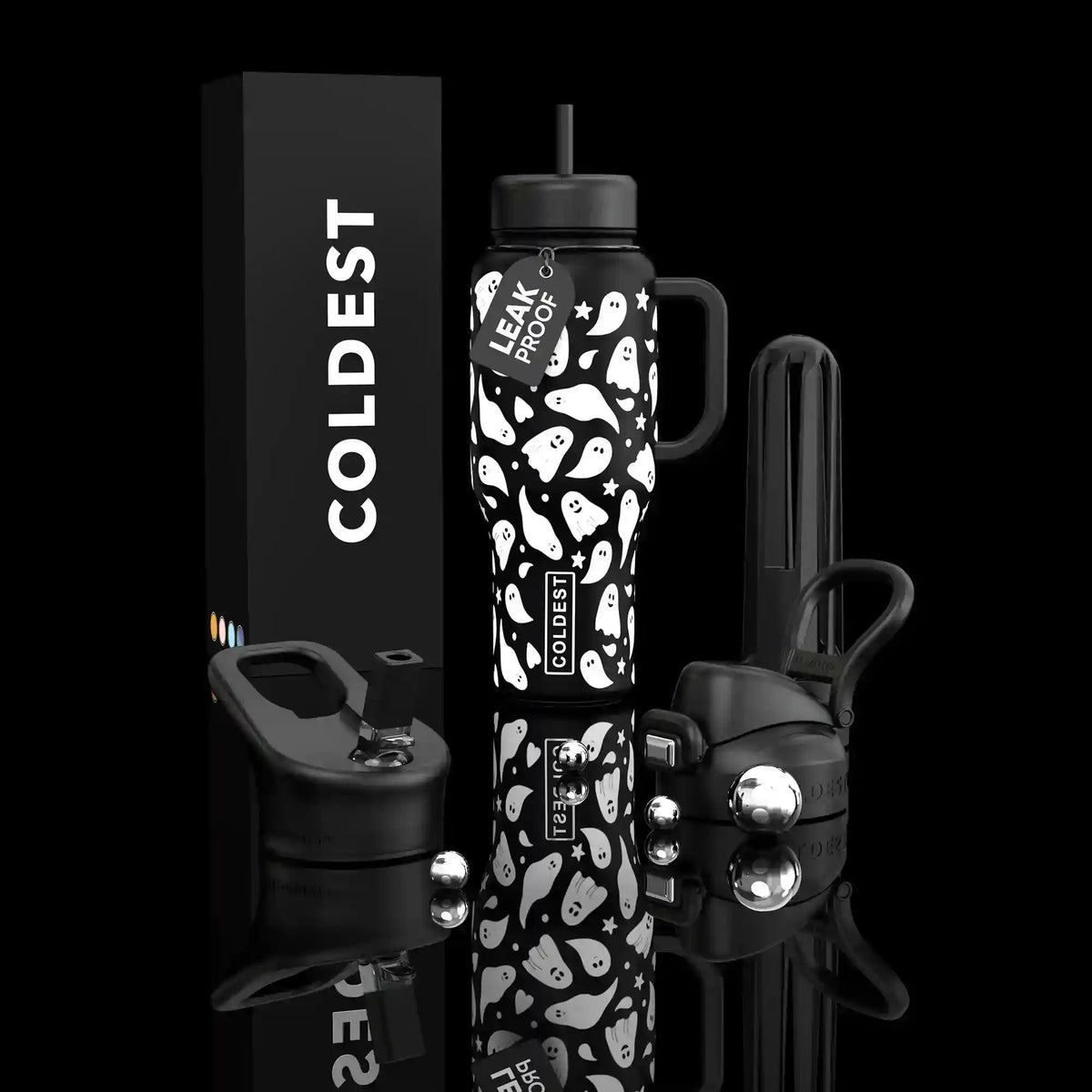 Coldest Limitless Ultra v8 24oz tumbler with stainless steel design and leak-proof lid, ideal for hot and cold beverages.