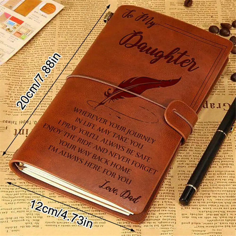 Fashion Portable Leather Diary Journal for Kids Gift