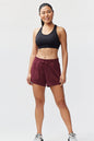 Goal Five G5 Advance 4.5-inch merlot knit shorts, casual men's athletic shorts with comfortable fabric and stylish fit.
