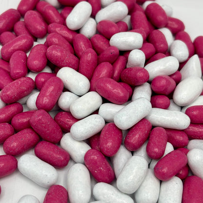 Soft and chewy Good & Plenty licorice candy from Candy In Bulk in a large, colorful bulk bag.
