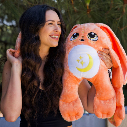 Moon Pals Nova 5lb Hugger Plush toy showing a soft, colorful plush with a friendly face and cuddly design.