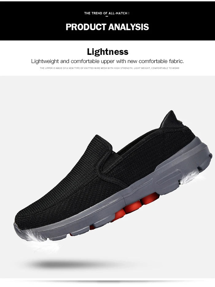 Slip-on Men Loafers Spring New Driving Shoes Men Breathable Men Casual Shoes Non-Slip Shoes Loafers Big Size 45 Chaussure Homme