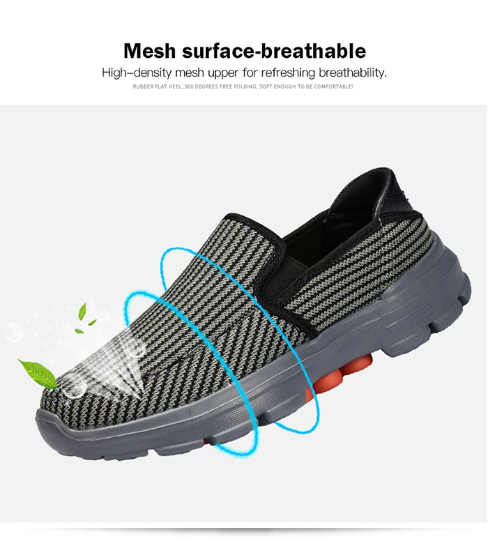 Slip-on Men Loafers Spring New Driving Shoes Men Breathable Men Casual Shoes Non-Slip Shoes Loafers Big Size 45 Chaussure Homme