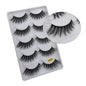 5 Pairs Multipack 3D Mink Lashes False Eyelashes Handmade Wispy Fluffy Long Lashes Natural Eye Makeup Tools Eye Lashes G806