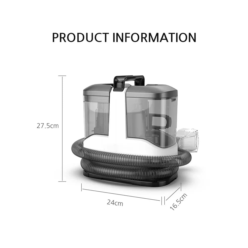 Professional Household Carpet Cleaner with Wet/Dry Function Portable Hand Held Vacuum for Car and Spot Cleaning