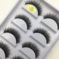 Set of 5 pairs of natural 3D mink false eyelashes by Blushimmer, showcasing full, fluffy eyelash extensions for makeup looks.