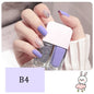 Blushimmer 2-in-1 candy color nail polish bottle with bright, water-based quick-dry waterproof formula and colorful design.