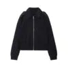 BR&ZA2026 Spring European American Elegant High-End Women's Retro Slim Coat Zipper Polyester Fleece Lining Flare Sleeves