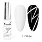 Venalisa Liner Gel 8ml French Nail Gel Polish UV LED Painting Gel Nail Art Design Gorgeous Glitter Color DIY Drawing Polish