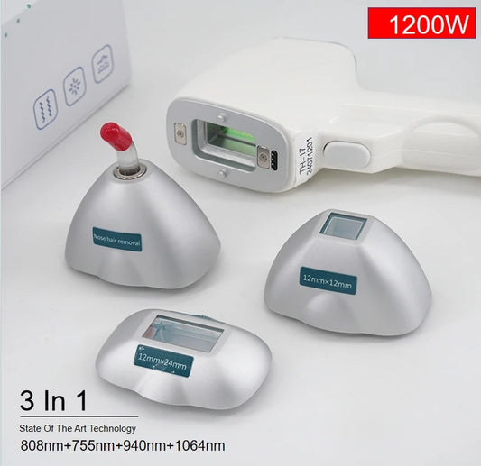 3 Waves 755Nm 808Nm 1064Nm 600w-1800W Power Semiconductor Triple Wavelength Diode Laser Hair Removal Machine
