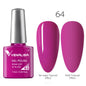 Blushimmer luxury color gel nail polish in vibrant shade, soak-off UV and LED long-lasting gel varnish on a manicured hand.