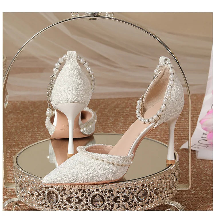 ZAZB Brand Custom Leather High Heels Shoes for Women Sandals and Ladies Femmes Wedding Bride Chaussures Pour Femmes