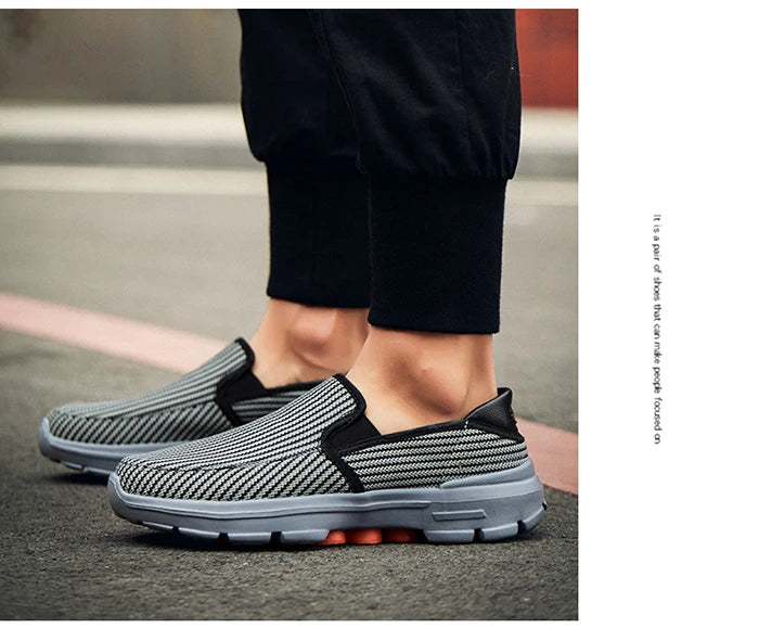 Slip-on Men Loafers Spring New Driving Shoes Men Breathable Men Casual Shoes Non-Slip Shoes Loafers Big Size 45 Chaussure Homme