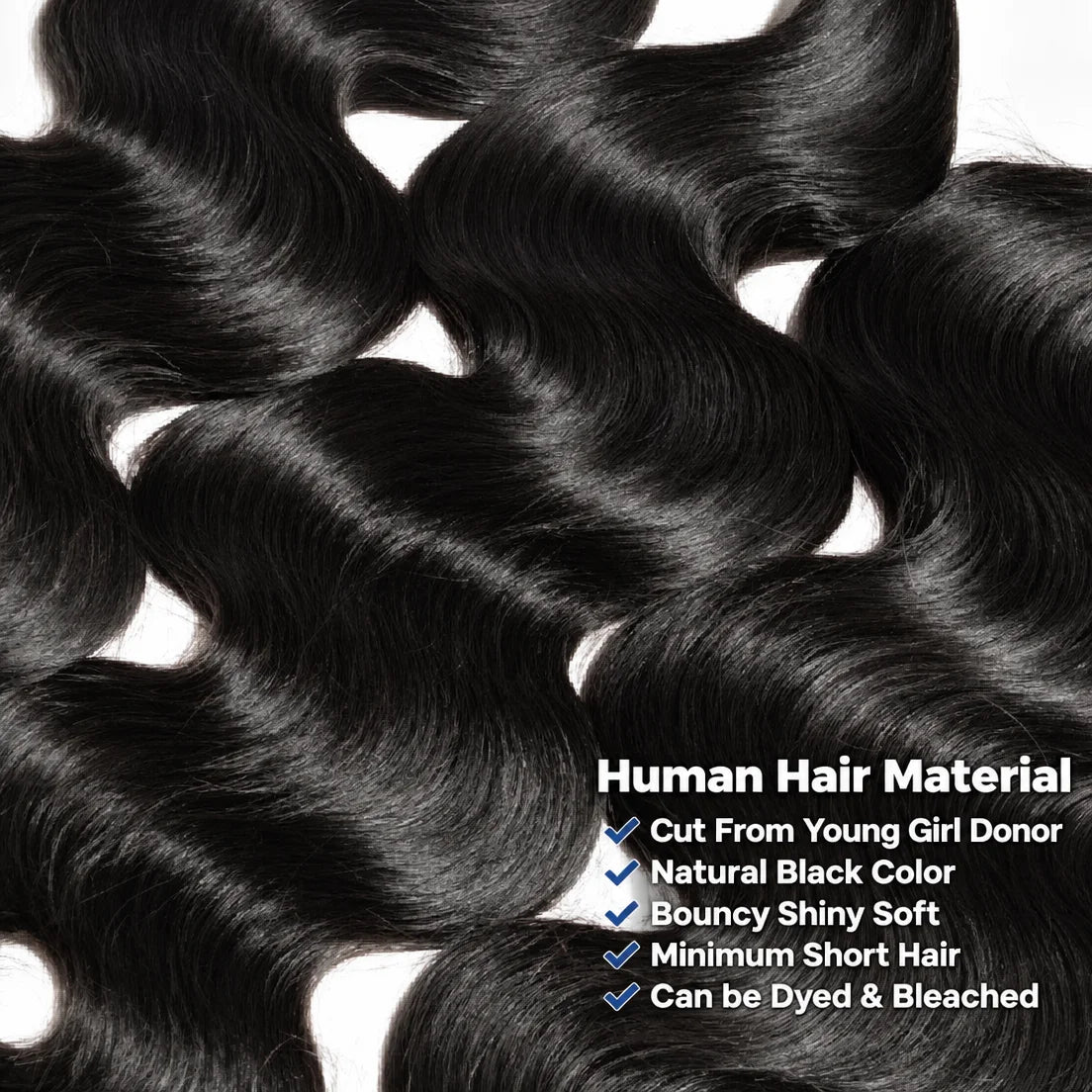 High-quality Virgin Vietnamese hair extension with cuticle aligned, unprocessed human hair bundles from Selvanelle.