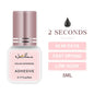 Blushimmer professional eyelash glue in 5ml bottle, fast-drying adhesive for false eyelash extensions with strong hold