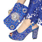Pair of women's shoes and matching bag from EdleessFashion, stylish set with sleek design on a neutral background.