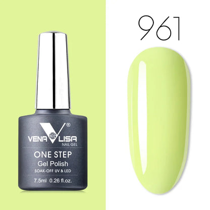 Venalisa 3-in-1 UV gel polish by Blushimmer, organic soak-off gel lacquer for LED/UV light nail art and manicure.