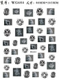 Nail Sticker Snake  Dragon Butterfly Black Multicolor Decals Nail Art Tattoo Slider Water Transfer Letter Nails Art Decoration