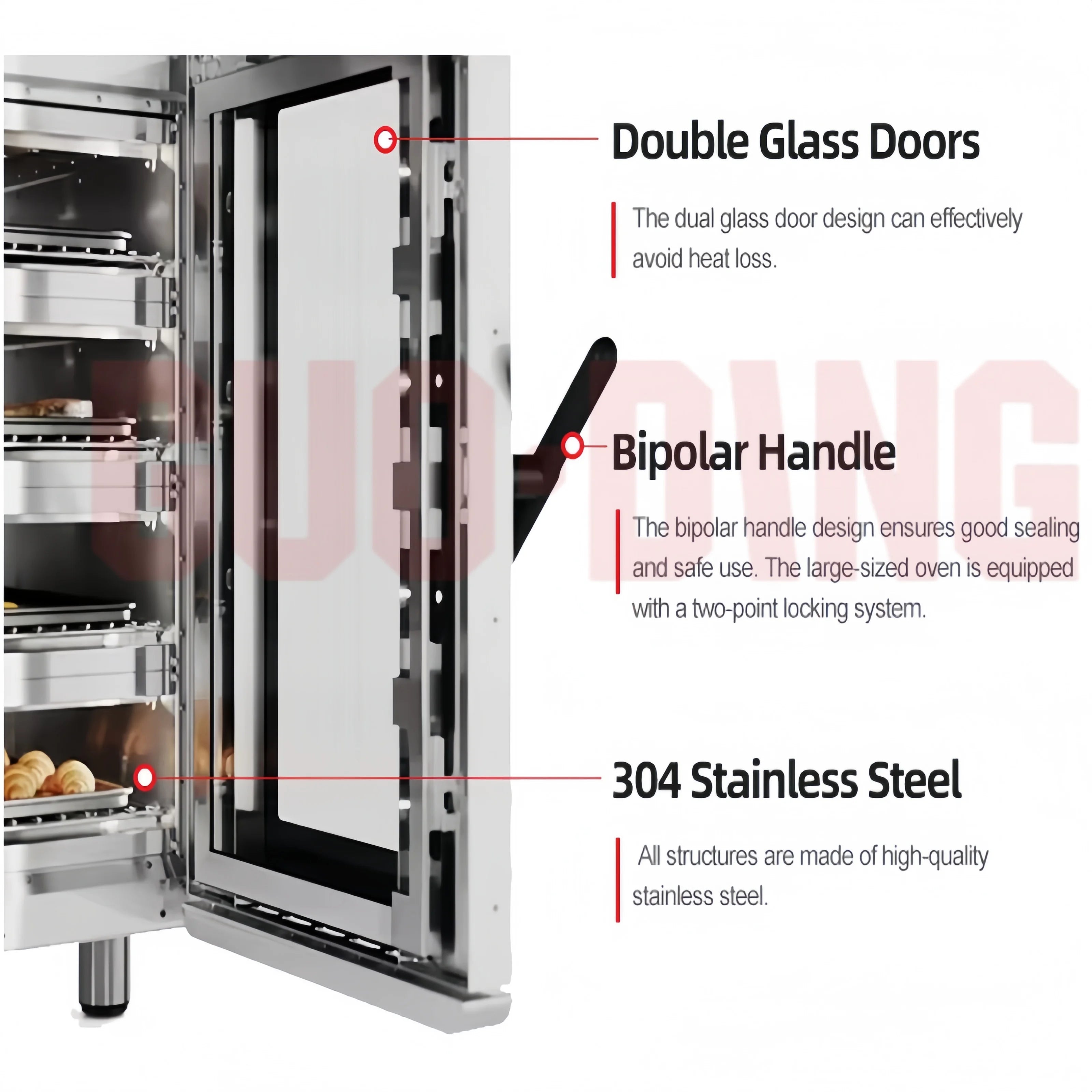 Buy CE ETL 5/10/12 Tray Convection Oven Hot Air Oven for Commercial Use with Steam Injection Function Combi Oven Steam Oven