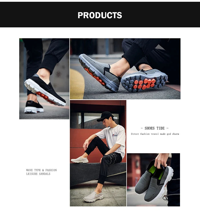 Slip-on Men Loafers Spring New Driving Shoes Men Breathable Men Casual Shoes Non-Slip Shoes Loafers Big Size 45 Chaussure Homme