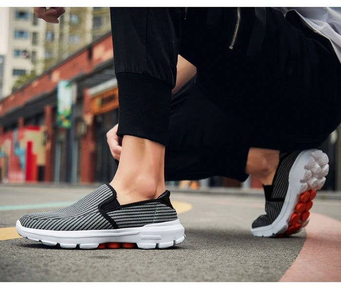 Slip-on Men Loafers Spring New Driving Shoes Men Breathable Men Casual Shoes Non-Slip Shoes Loafers Big Size 45 Chaussure Homme