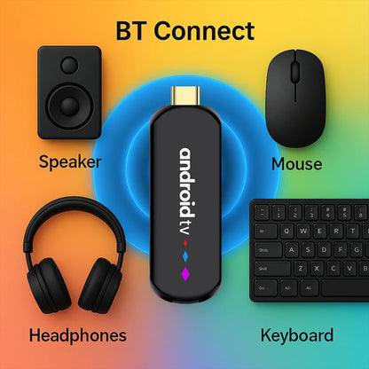 H96 Max 4k Tv Stick Quad Core Android 14 Dual WIFI 2GB RAM 8GB 16GB ROM Amlogic S905L3 Smart Fire TV Stick Set-Top Box H96MAX