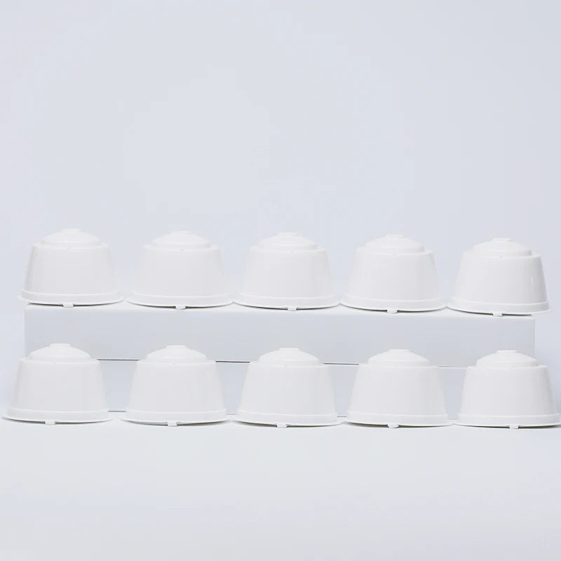 10PCS Refillable Capsules for Nescafe DOLCE GUSTO Coffee Capsules Reusable Filter with Spoon Brush Coffee Pods High Quality